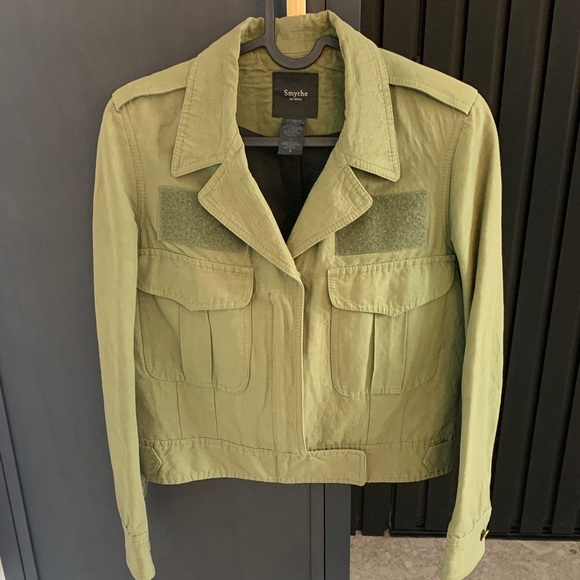 Smythe Jackets & Blazers - 33. Smythe linen blend military style jacket